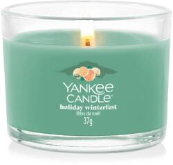 Yankee Candle Holiday Winterfest votív gyertya üvegben 37 g