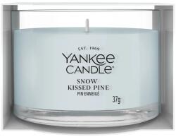 Yankee Candle Snow Kissed Pine votív gyertya üvegben 37 g