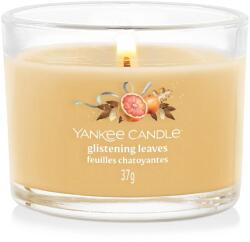 Yankee Candle Glistening Leaves votív gyertya üvegben 37 g