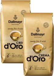 Dallmayr Pachet 2 x Dallmayr Crema DOro 1kg cafea boabe