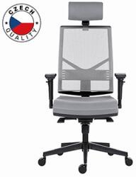Powerton ERGO MARIE ergonomikus irodai szék, világosszürke (WPCHMAR-G)