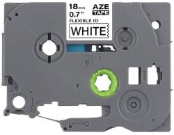 AIMO Banda flexibila compatibila Brother TZe-FX241, 18 mm, negru pe alb, pentru identificare fire, cabluri si echipamente electrice (AZe-FX241)