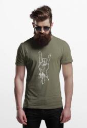 D&B 150 Unisex Póló ZN00015 Rock Katonai zöld-Méret 3XL (ZN00015 Rock Military Green 3XL)