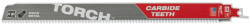Milwaukee SZABLYAFŰRÉSZLAP TORCH CARBIDE BONTÓ 300mm x 8 Tpi 48475203 (48475203)