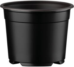  Virágcserép, 10 cm - fekete (1792 db/karton) (100525100003)
