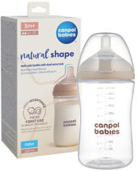 Canpol babies Natural Shape cumisüveg 260 ml anti-colic 30/401