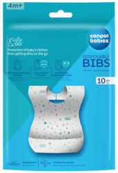 Canpol babies eldobható vízálló előke zsebbel 10 db - 1/800