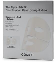 COSRX The Alpha-Arbutin Discoloration Care Hydrogel Mask, 3x34g