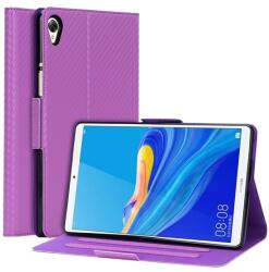 Gigapack Huawei MediaPad M6 8.4 WIFI / MediaPad M6 8.4 LTE GIGAPACK Husă tip FLIP cu aspect de piele, model carbon, LILA (GP-90622)