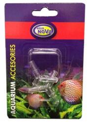  AQUANOVA Y-adaptor la furtunul de aerare 4/6 mm, din plastic 2 buc