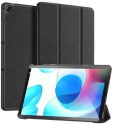 Dux Ducis Realme Pad DUX DUCIS DOMO tok álló, bőr hatású aktív FLIP, textil minta, FEKETE GP-112888 (GP-112888)