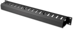 ASSMANN DN-97617 19" 1U fekete csatornás kábelvezető levehető fedéllel (DN-97617) - prodots