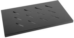 Lanberg AK-1002-B 19" 1U MÉLY: 300mm MAX: 120kg 4 ponton rögzíthető fix fekete rack polc (AK-1002-B) - prodots
