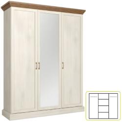  Dulap, pin nordic/ stejar sălbatic, royal s3d (UE-0000087544) Garderoba
