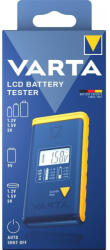 VARTA 893101111 digitális elem és akkumulátor teszter LCD kijelzővel AA / AAA / C / D / 9V / gombelemhez (4008496073849)