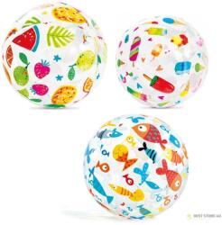 Intex 59040 Lively Print Labdák Készlet - Színes Mintás Gyerek Játéklabdák, Vegyes Színek (59040)