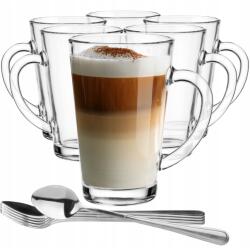 Glasmark Latte Kávéspoharak Macchiato +kanál Ajándék Szett (60-0011-0004)