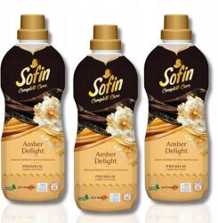Sofin Oriental Illatosított Folyadék Amber Delight textilöblítéshez 810ml x 3 (SOFIN 0,81L PŁYN DO PŁUK AMBER DELI X3)
