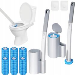  Eldobható Wc kefe WC-ből Antibakteriális 54 db utántöltő (6974065310722)
