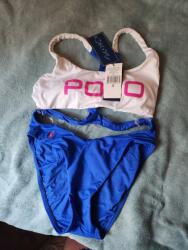 Ralph Lauren Egyrészes fürdőruha Polo Ralph Lauren roz. XS