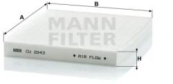 Mann Filter CU 2043 kabinszűrő