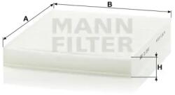 Mann Filter CU 2545 kabinszűrő