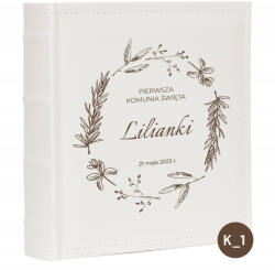 Ertom Album 200 kép 10x15 személyre szabás Szentáldozás, áldozási napló (BK46200 SONORA White Personalizowany)
