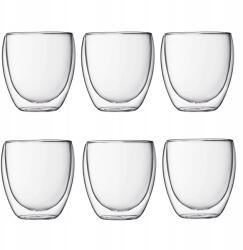 Bodum duplafalú pohár 6 db Pavina 0.25 l Átlátszó (4558-10-12)