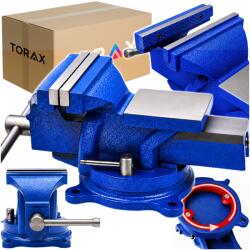 TORAX 100 Mm-es Forgatható Lakatos Satu Üllővel 360°-OS Öntöttvas Üllővel (TX92008)