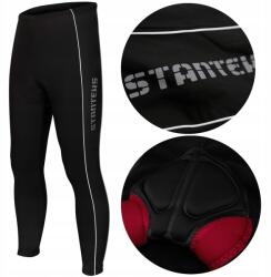 Stanteks Férfi kerékpáros nadrág L-es kerékpáros leggings Téli hosszú zselés betéttel (SPODNIE NA ROWER KOLARSKIE)