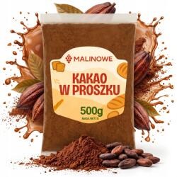 Malinowe Kakaópor 500g Lúgosítatlan Természetes Prémium Minőség (5903018605869)