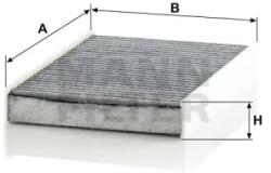 Mann Filter Fülkeszűrő CUK 26 006