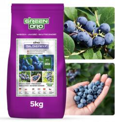 Green Oro Tőzegáfonya műtrágya 5kg hosszantartó hatású 100 napig Oro Bilberry (Nawóz do Borówki Amerykańskiej 5kg 100dni)