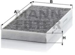 Mann Filter Fülkeszűrő CUK 3621