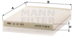Mann Filter Fülkeszűrő CU 27 003