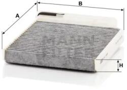 Mann Filter Fülkeszűrő CUK 1829
