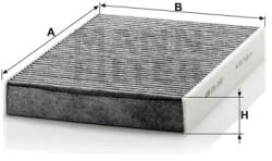 Mann Filter Fülkeszűrő CUK 2743