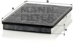 Mann Filter Fülkeszűrő CUK 2672