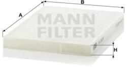 Mann Filter CU 2620 kabinszűrő