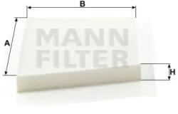 Mann Filter CU 3461 fülkeszűrő