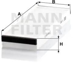 Mann Filter Fülkeszűrő CU 3023-2