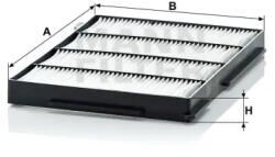Mann Filter CU 1526 kabinszűrő