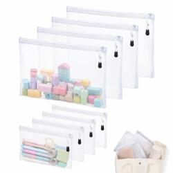  10x Rendező Táskák Játék Aktatáskák Puzzle Építőkockák Zárható Puzzle