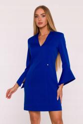 MOE Elegáns Női Ruha Mini Széles Búzavirág Mandzsettákkal 42XL (M876 CHABER XL)