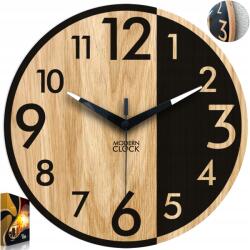 ModernClock Alfred tölgyfa falióra 33 cm csendes, nappali falióra (Alfred)