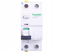 Schneider Electric Schneider Differenciáláram kapcsoló 2P 63A 0, 03A A típus iID A9Z21263 (A9Z21263)