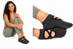 YOCLUB Zokni Abs Jóga pilates fitnesz Tánc Yo! grafit 36/41 Y864Aa (SKS-001)