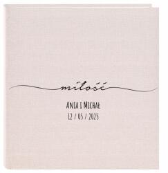 100 Esküvői fotóalbum ajándék az ifjú párnak esküvői ajándék évforduló 30 kártya (Personalizowany album)