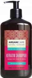 Arganicare Keratinos Javító Sampon Arganicare 400ml Regenerálás és ragyogás (7290114145015)
