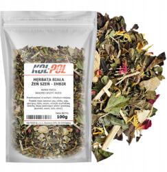 Kol-Pol Fehér Tea Ginseng Gyömbér 100g Leveles aromás keverék Kol-Pol (Herbata Biała Żeń Szeń Imbir 100g Kol-Pol)